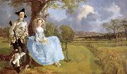 Thomas Gainsborough Mr. and Mr.s Andrews USA oil painting reproduction